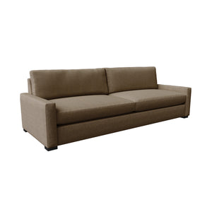 Nativa Interiors Revolution Sofa Deep Plush Solid + Manufactured Wood / Revolution Performance Fabrics® Commercial Grade Deep Plush Extra Wide Sofa Brown 105.00"W x 44.00"D x 34.00"H