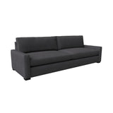 Nativa Interiors Revolution Sofa Solid + Manufactured Wood / Revolution Performance Fabrics® Commercial Grade Extra Wide Sofa Charcoal 105.00"W x 39.00"D x 34.00"H