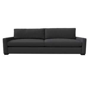 Nativa Interiors Revolution Sofa Solid + Manufactured Wood / Revolution Performance Fabrics® Commercial Grade Extra Wide Sofa Charcoal 105.00"W x 39.00"D x 34.00"H