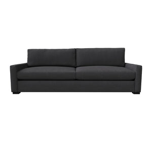 Nativa Interiors Revolution Sofa Deep Plush Solid + Manufactured Wood / Revolution Performance Fabrics® Commercial Grade Deep Plush Wide Sofa Charcoal 95.00"W x 44.00"D x 34.00"H