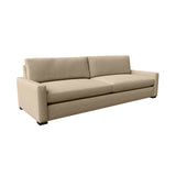 Nativa Interiors Revolution Sofa Deep Plush Solid + Manufactured Wood / Revolution Performance Fabrics® Commercial Grade Deep Plush Extra Wide Sofa Flax 105.00"W x 44.00"D x 34.00"H