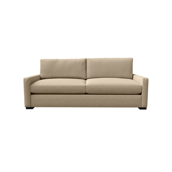 Nativa Interiors Revolution Sofa Deep Plush Solid + Manufactured Wood / Revolution Performance Fabrics® Commercial Grade Deep Plush Sofa Flax 83.00"W x 44.00"D x 34.00"H
