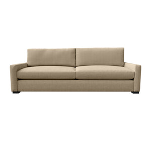 Nativa Interiors Revolution Sofa Deep Plush Solid + Manufactured Wood / Revolution Performance Fabrics® Commercial Grade Deep Plush Wide Sofa Flax 95.00"W x 44.00"D x 34.00"H