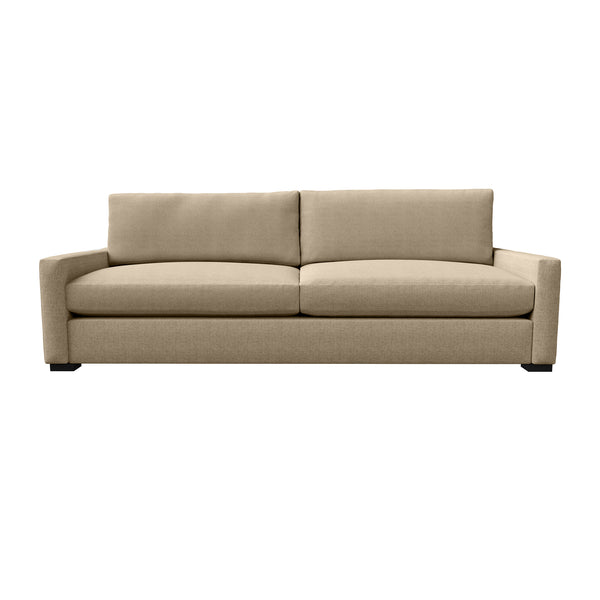 Nativa Interiors Revolution Sofa Solid + Manufactured Wood / Revolution Performance Fabrics® Commercial Grade Wide Sofa Flax 95.00"W x 39.00"D x 34.00"H