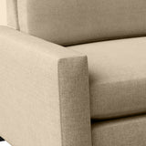 Nativa Interiors Revolution Sofa Deep Plush Solid + Manufactured Wood / Revolution Performance Fabrics® Commercial Grade Deep Plush Extra Wide Sofa Flax 105.00"W x 44.00"D x 34.00"H