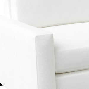 Nativa Interiors Revolution Sofa Deep Plush Solid + Manufactured Wood / Revolution Performance Fabrics® Commercial Grade Deep Plush Wide Sofa Off White 95.00"W x 44.00"D x 34.00"H