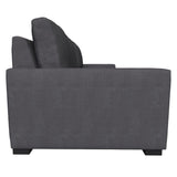 Nativa Interiors Revolution Sofa Deep Plush Solid + Manufactured Wood / Revolution Performance Fabrics® Commercial Grade Deep Plush Extra Wide Sofa Charcoal 105.00"W x 44.00"D x 34.00"H