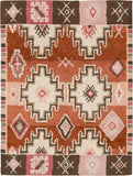 Kasbah Rissani Hand Woven Wool Geometric/Southwestern Modern/Contemporary Area Rug