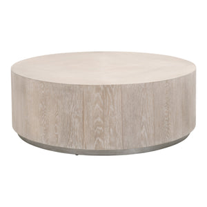 Essentials for Living District Roto Large Coffee Table 4608-L.NGO/SLV