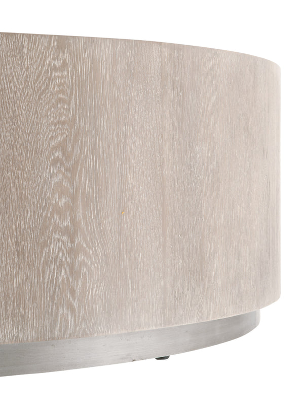 Essentials for Living District Roto Large Coffee Table 4608-L.NGO/SLV