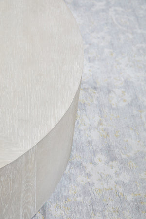 Essentials for Living District Roto Large Coffee Table 4608-L.NGO/SLV