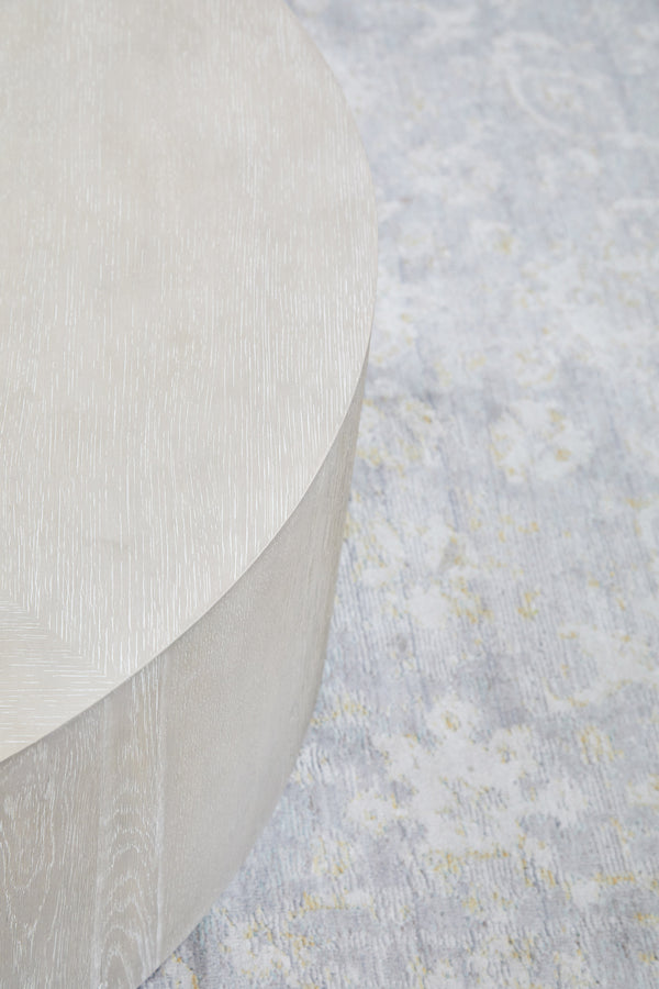 Essentials for Living District Roto Large Coffee Table 4608-L.NGO/SLV