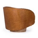 Union Home Rotunda Chair Caramel, Natural Oil Finish FSC Certified Oak Wood & Upholstery