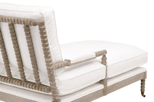 Essentials for Living Stitch & Hand - Dining & Bedroom Rouleau Chaise Lounge 6647.LPPRL/NG