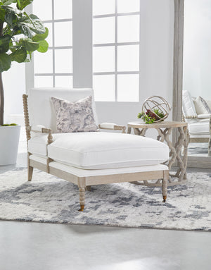 Essentials for Living Stitch & Hand - Dining & Bedroom Rouleau Chaise Lounge 6647.LPPRL/NG