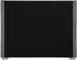 Royce Linen Textured Fabric: 22% Linen, 33% Cotton, 35% Polyester / Metal / Engineered Wood / Foam Mid Century Modern Grey Linen Textured Fabric Full Bed (3 Boxes) - 61.8" W x 84.3" D x 54.5" H