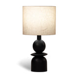Union Home Rudd Table Lamp - Charcoal Charcoal Oil Finish FSC Certified Oak Wood
