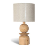 Union Home Rudd Table Lamp Sunset Matt FSC Certified Oak Wood