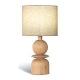 Union Home Rudd Table Lamp Sunset Matt FSC Certified Oak Wood