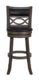New Classic Furniture Manchester 29" Bar Stool Ant Gray with Pu Seat S1128-BS-PG