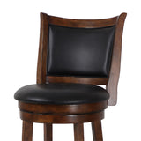 New Classic Furniture Bristol 29" Bar Stool Dk Brown with Pu Seat S1131-BS-PB