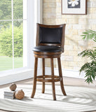 New Classic Furniture Bristol 29" Bar Stool Dk Brown with Pu Seat S1131-BS-PB