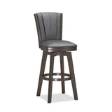 New Classic Furniture Diva 30" Swivel Bar Stool Glitter Gray - Set of 2 S393-BS-GRY