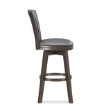 New Classic Furniture Diva 30" Swivel Bar Stool Glitter Gray - Set of 2 S393-BS-GRY