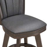 New Classic Furniture Diva 30" Swivel Bar Stool Glitter Gray - Set of 2 S393-BS-GRY