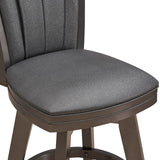 New Classic Furniture Diva 24" Swivel Counter Stool Glitter Gray - Set of 2 S393-CS-GRY