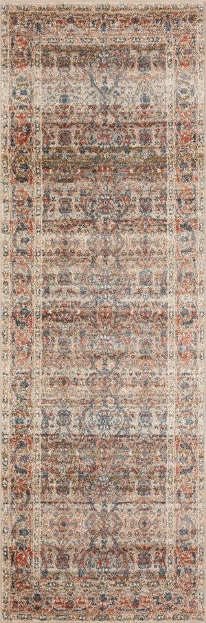 Loloi Saban SAB-05 100% Polypropylene Pile Power Loomed Traditional Rug SABASAB-05SARUB6F0