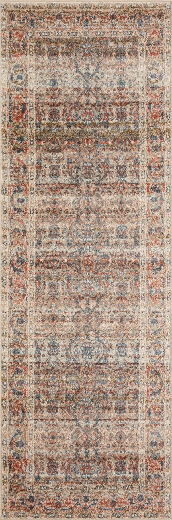Loloi Saban SAB-05 100% Polypropylene Pile Power Loomed Traditional Rug SABASAB-05SARUB6F0