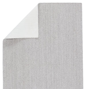 Jaipur Living Maracay Indoor/ Outdoor Solid Light Gray/ White Area Rug (10'X14')