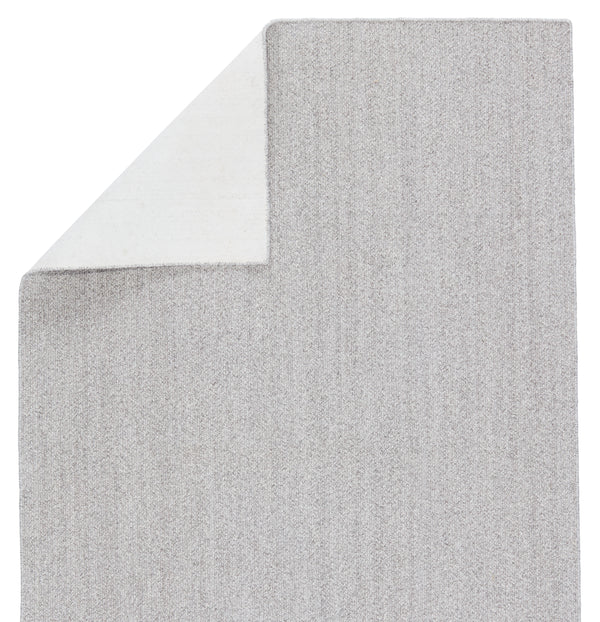 Jaipur Living Maracay Indoor/ Outdoor Solid Light Gray/ White Area Rug (10'X14')