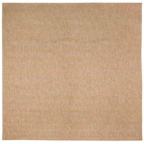Trans-Ocean Liora Manne Sahara Plains Casual Indoor/Outdoor Power Loomed 91% Polypropylene/9% Polyester Rug Neutral 7'10" Square