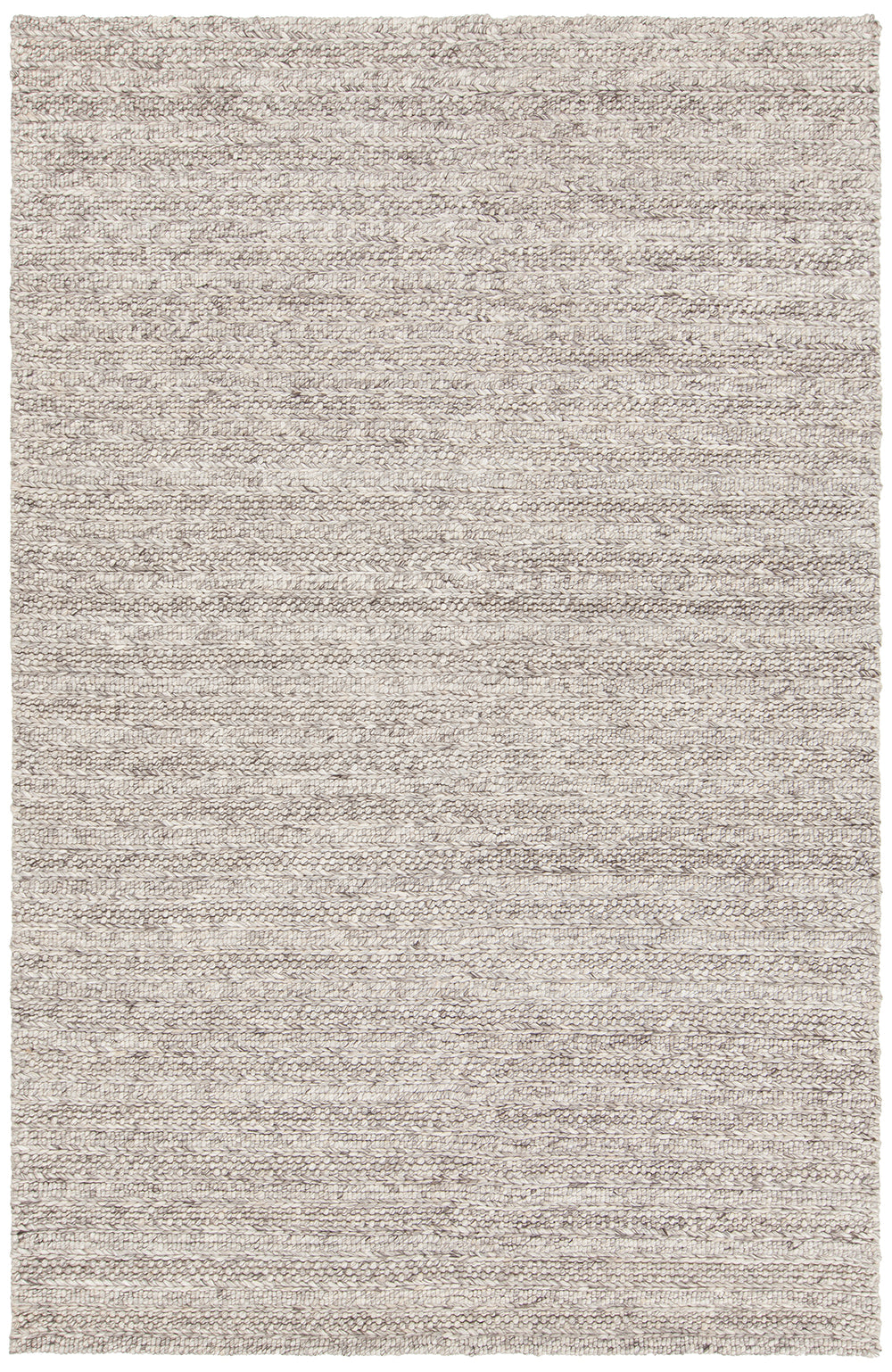 Chandra Rugs Saira 70% Wool + 30% Viscose Hand Woven Contemporary Rug Silver 9' x 13'