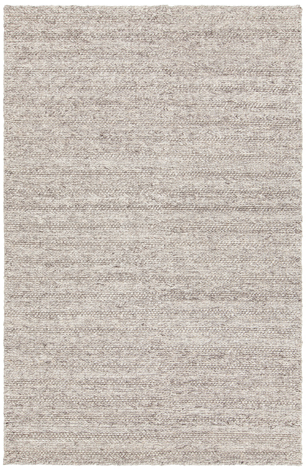 Chandra Rugs Saira 70% Wool + 30% Viscose Hand Woven Contemporary Rug Silver 9' x 13'