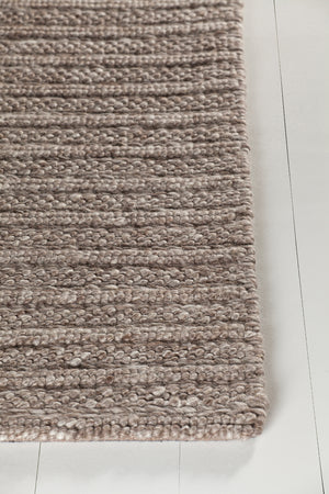 Chandra Rugs Saira 70% Wool + 30% Viscose Hand Woven Contemporary Rug Brown 9' x 13'