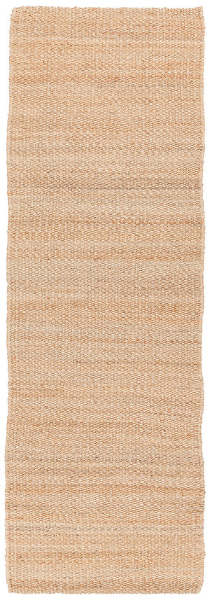 Chandra Rugs Saket 100% Jute Hand-Woven Reversible Jute Rug Natural Tan 2'6 x 7'6