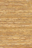 Chandra Rugs Saket 90% Leather + 10% Cotton Hand-Woven Reversible Leather Rug Gold/Beige 9' x 13'