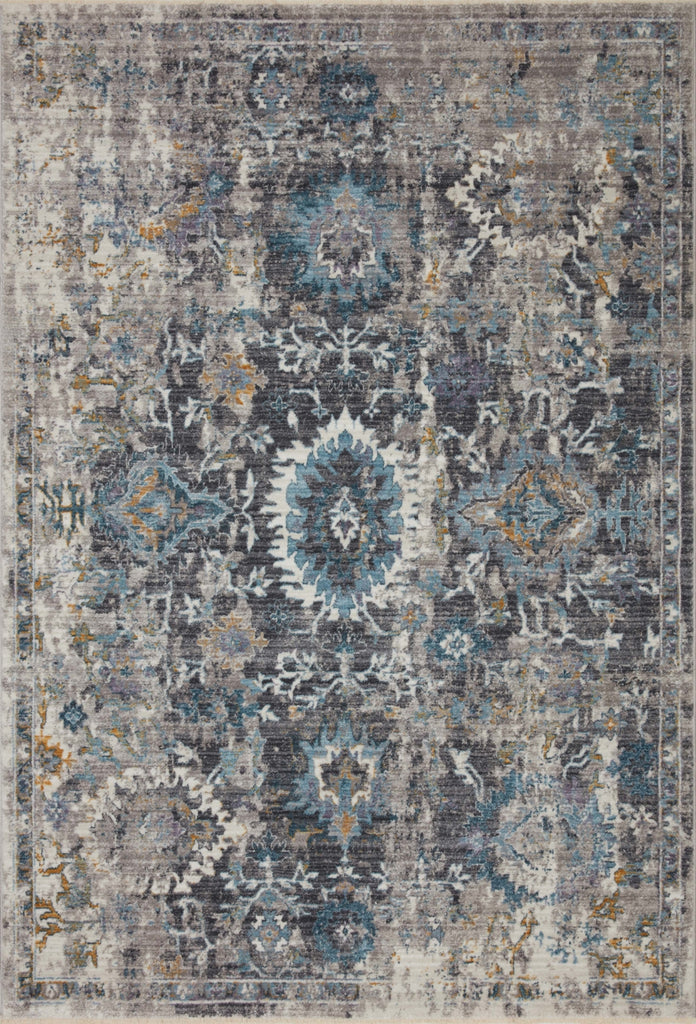 Loloi II Samra SAM-02 Grey Multi Rug - 9 ft 6 in x 13 ft 1 in