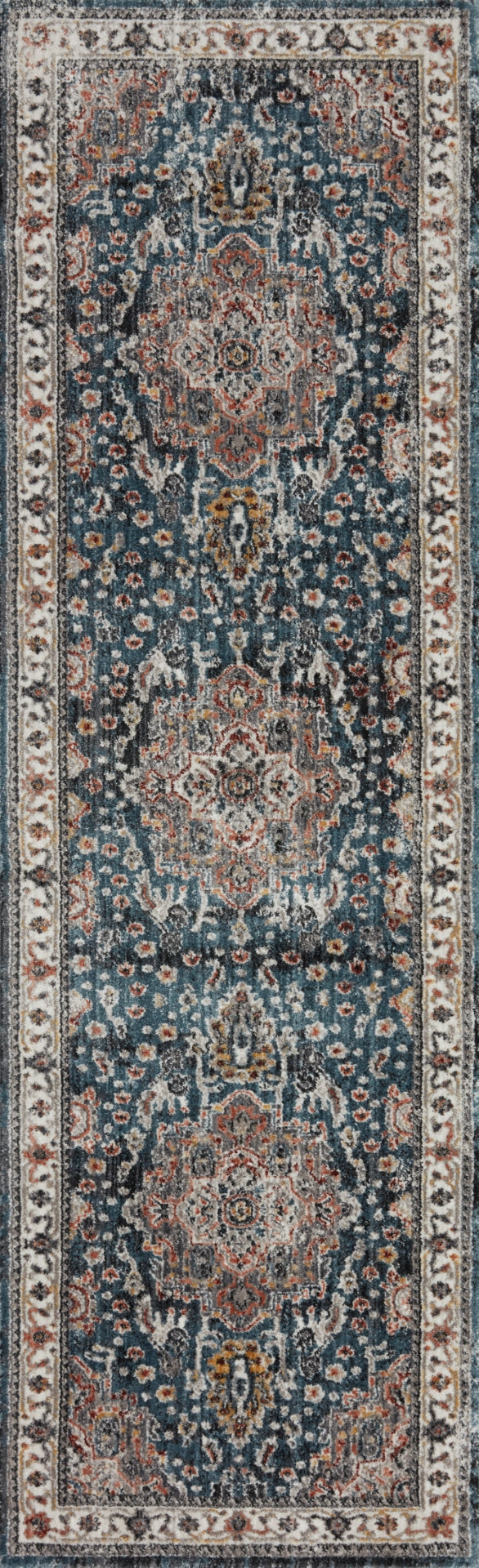 Loloi Samra SAM-04 100% Polypropylene Pile Power Loomed Transitional Rug SAMRSAM-04SLMLB6F7