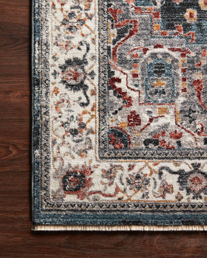 Loloi Samra SAM-04 100% Polypropylene Pile Power Loomed Transitional Rug SAMRSAM-04SLMLB6F7