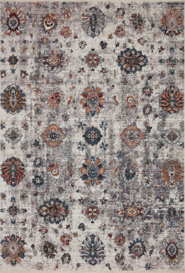 Loloi Samra SAM-08 100% Polypropylene Pile Power Loomed Transitional Rug SAMRSAM-08IVMLB6F7