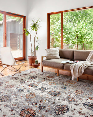 Loloi Samra SAM-08 100% Polypropylene Pile Power Loomed Transitional Rug SAMRSAM-08IVMLB6F7