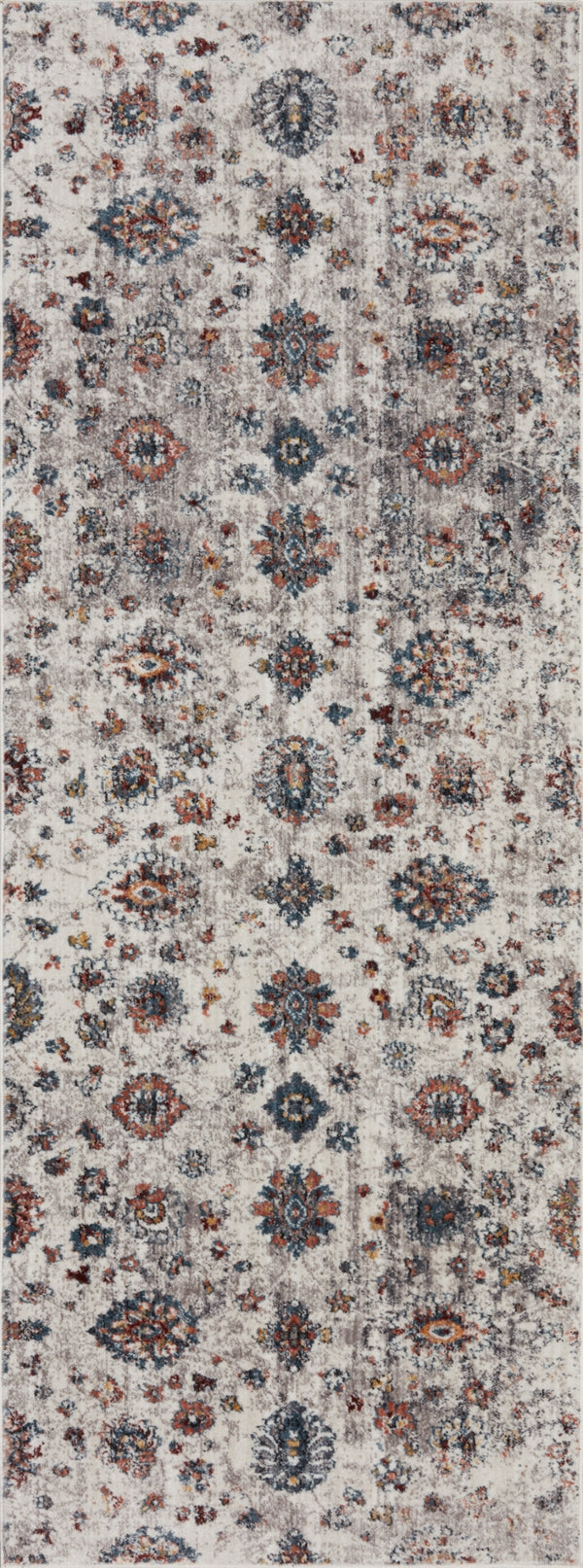 Loloi Samra SAM-08 100% Polypropylene Pile Power Loomed Transitional Rug SAMRSAM-08IVMLB6F7