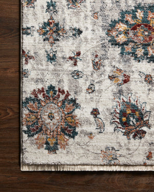 Loloi Samra SAM-08 100% Polypropylene Pile Power Loomed Transitional Rug SAMRSAM-08IVMLB6F7