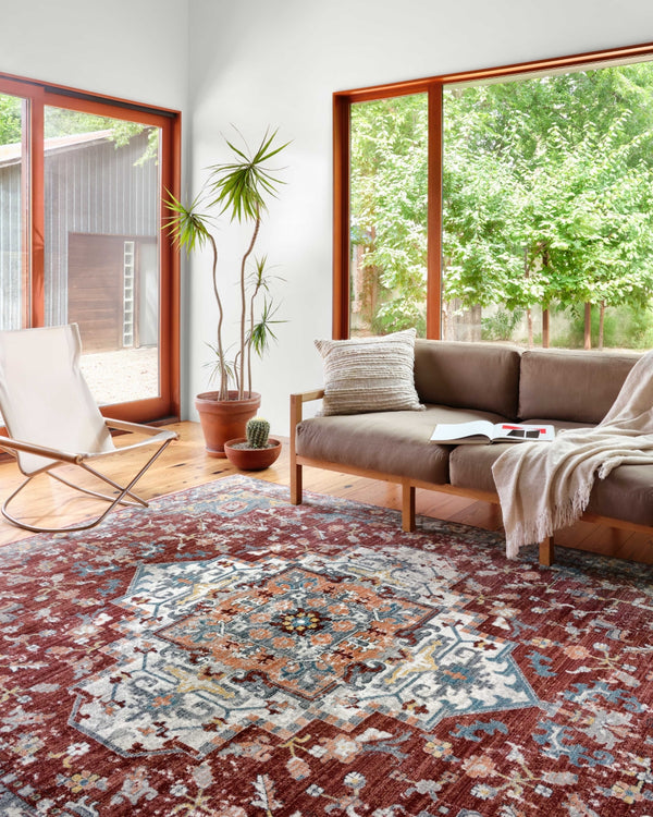 Loloi Samra SAM-10 100% Polypropylene Pile Power Loomed Transitional Rug SAMRSAM-10BKGYB6F7