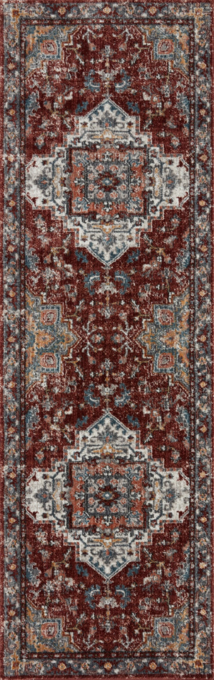 Loloi Samra SAM-10 100% Polypropylene Pile Power Loomed Transitional Rug SAMRSAM-10BKGYB6F7