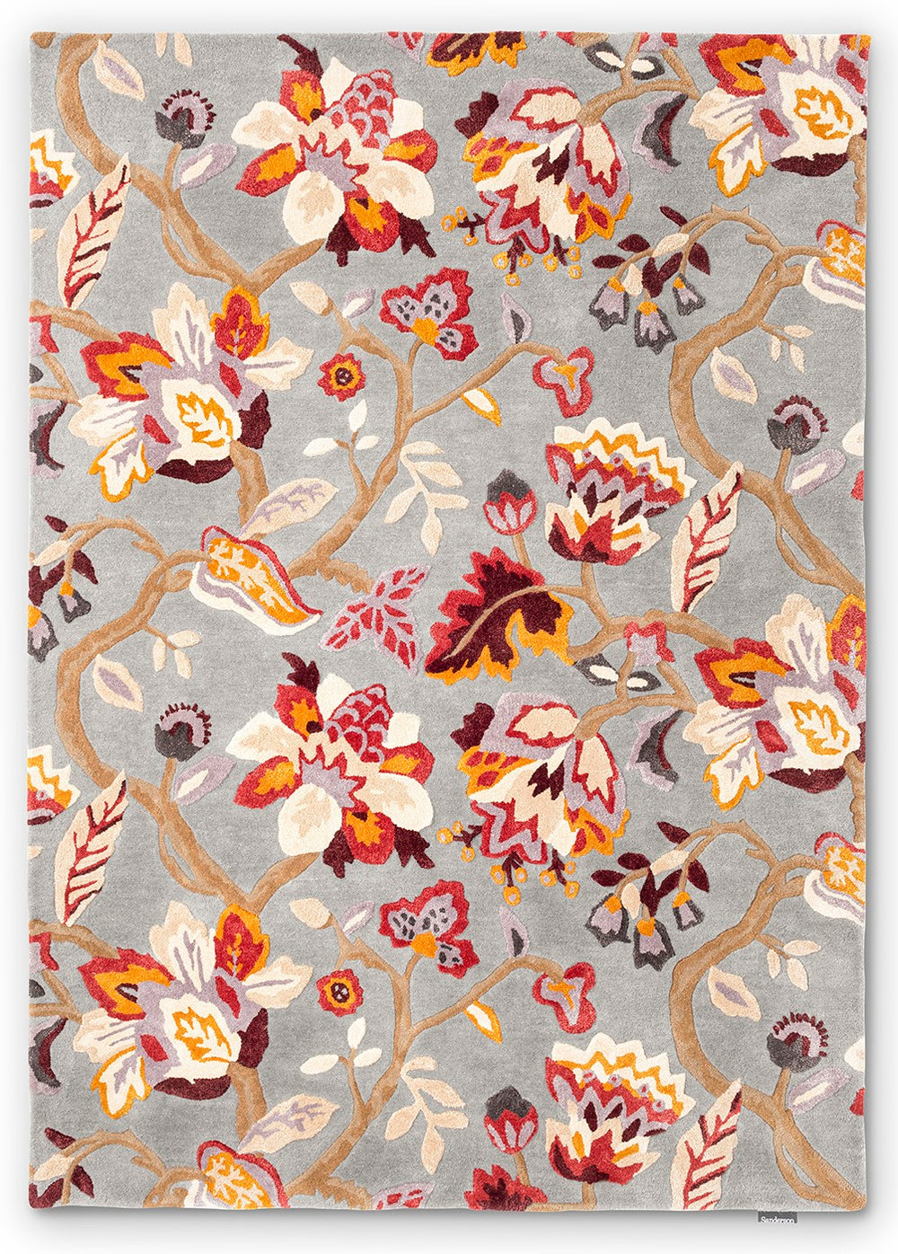 Brink & Campman Sanderson Amanpuri Grey/Plum 8719956823435